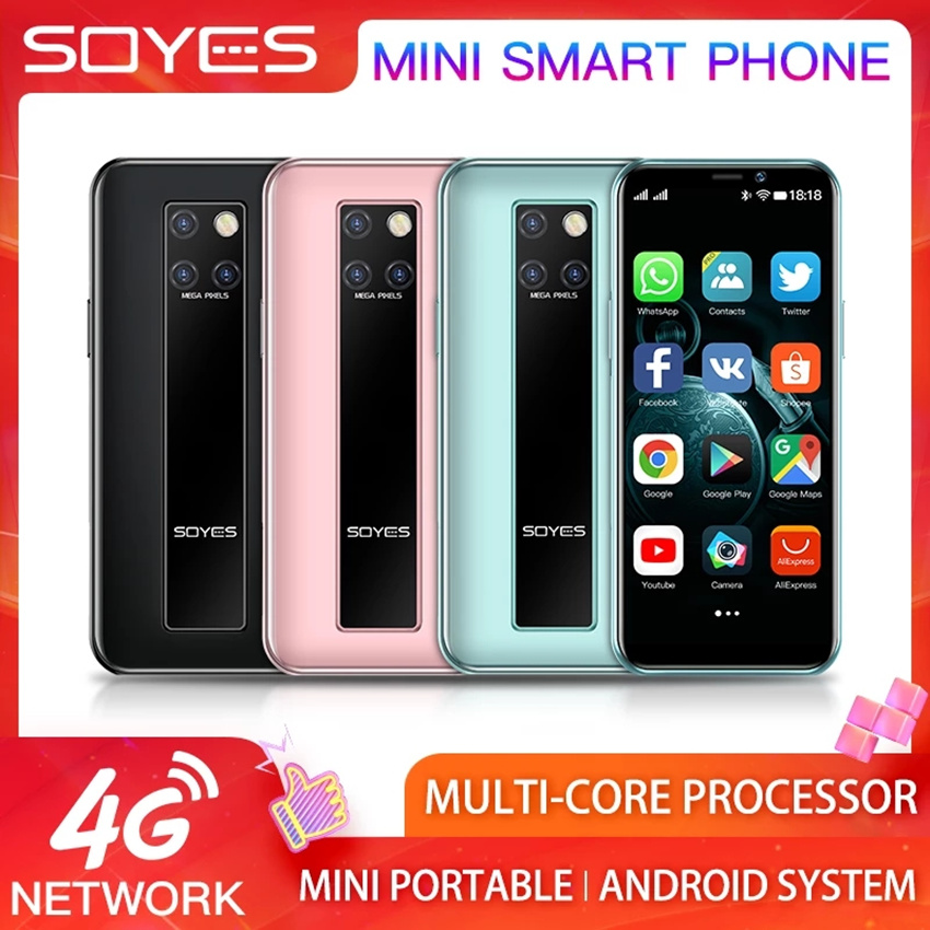 Unlocked 4G LTE Ultra-Thin Mini SmartPhone Soyes S10-H RAM 3GB ROM 64GB Android 9.0 Student Cell Mobile Phone Face Recognition Google Player
Unlocked 4G LTE Ultra-Thin Mini SmartPhone Soyes S10-H RAM 3GB ROM 64GB Android 9.0 Student Cell Mobile Phone Face Recognition Google Player
