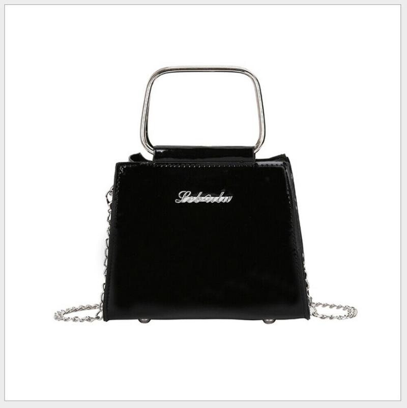 Fashion women's shoulder bag casual PU leather trend handbag chain mini messenger bag, Black
Fashion women's shoulder bag casual PU leather trend handbag chain mini messenger bag, Black