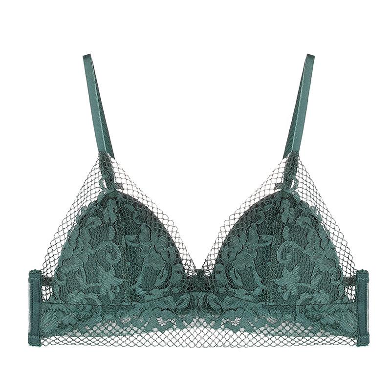 Sexy French Bra Wireless Soft Thin Triangle Cup Deep V Underwear without stones Lace Hollow Out Women Bralettle 2020, Gray
Sexy French Bra Wireless Soft Thin Triangle Cup Deep V Underwear without stones Lace Hollow Out Women Bralettle 2020, Gray