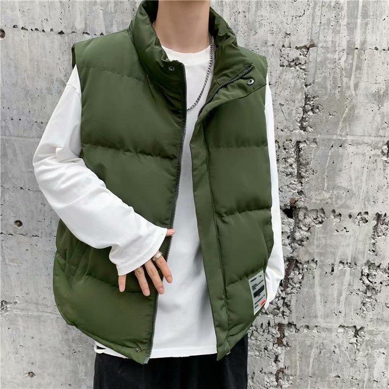 Plus Size -4XL Zipper Front Puff Winter Waistcoat Man Covered Button Plain Color Sleeveless Jackets Men Streetwear XXXXL1, Khaki winter vests
Plus Size -4XL Zipper Front Puff Winter Waistcoat Man Covered Button Plain Color Sleeveless Jackets Men Streetwear XXXXL1, Khaki winter vests