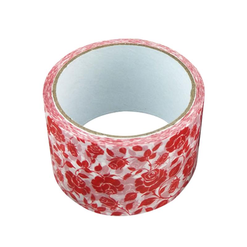 60MM Rose Pattern Paper Tapes Adhesive Stickers DIY Craft Package Gift Decorative Tape for Valentines Day (Red
60MM Rose Pattern Paper Tapes Adhesive Stickers DIY Craft Package Gift Decorative Tape for Valentines Day (Red