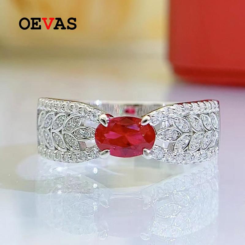 Cluster Rings OEVAS 100% 925 Sterling Silver Ruby High Carbon Diamond For Women Sparkling Wedding Party Fine Jewelry Gifts Wholesale, Golden;silver
Cluster Rings OEVAS 100% 925 Sterling Silver Ruby High Carbon Diamond For Women Sparkling Wedding Party Fine Jewelry Gifts Wholesale, Golden;silver