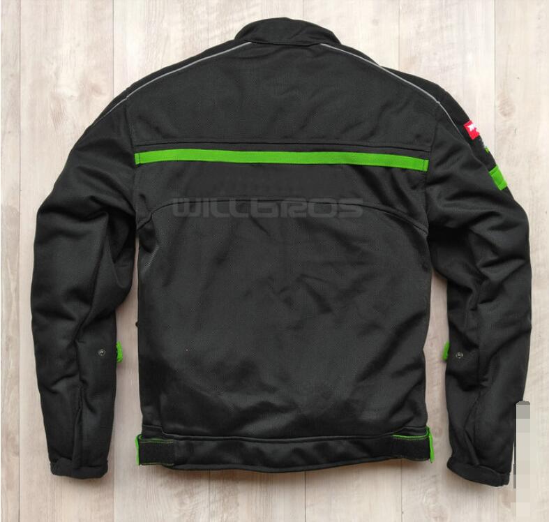 Motorcycle jersey four seasons racing suit built-in protective gear anti-fall motorcycle windproof waterproof jacket