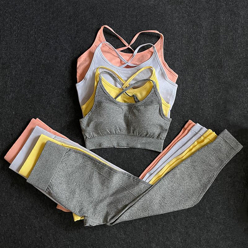 Sport Set Women Fitness Seamless Yoga Set Push Up Sports Bra High Waist Leggings Workout Clothes Outfit Gym Women's Sportswear, Orange
Sport Set Women Fitness Seamless Yoga Set Push Up Sports Bra High Waist Leggings Workout Clothes Outfit Gym Women's Sportswear, Orange