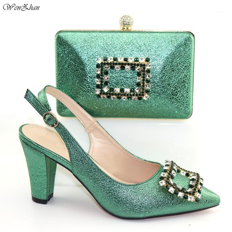 WENZHAN women high heel shoes and bags to match set italy style with Accessories shoes with match bag set green 38-42 C910-31, As picture 1
WENZHAN women high heel shoes and bags to match set italy style with Accessories shoes with match bag set green 38-42 C910-31, As picture 1