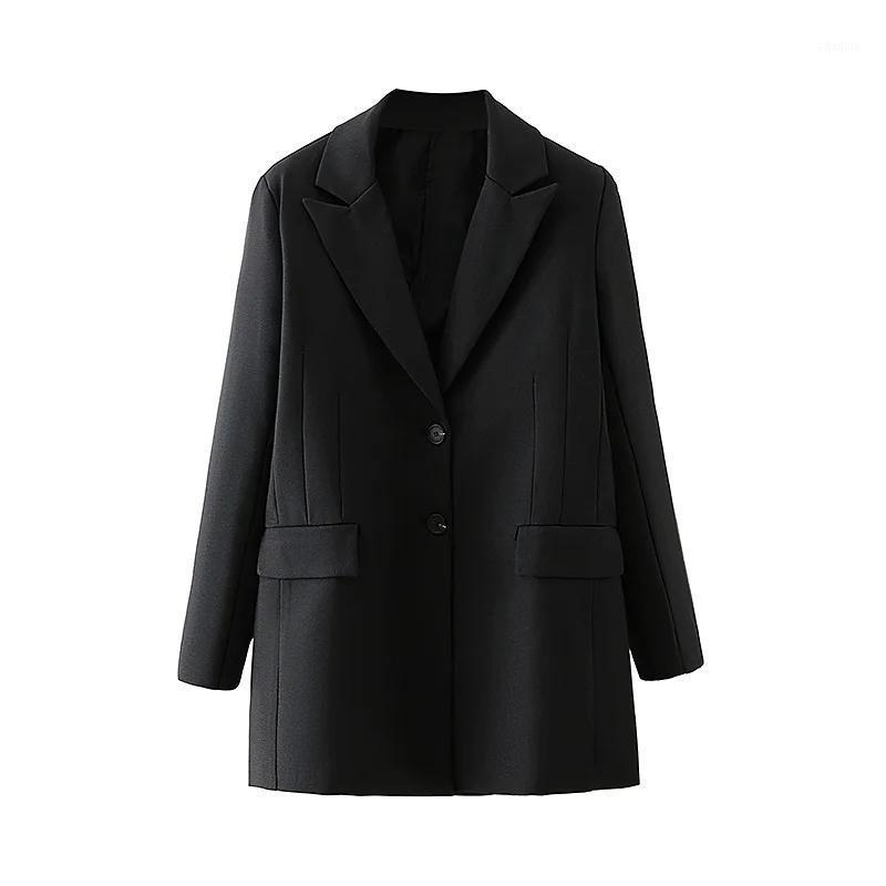 Women New Elegant Fashion Black Hollow Back Suit Female Simple Single-Breasted Long Sleeve Coat1
Women New Elegant Fashion Black Hollow Back Suit Female Simple Single-Breasted Long Sleeve Coat1