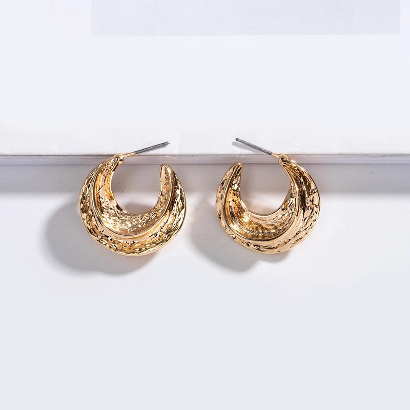 Hoop & Huggie Minimalist Irregular Small Earrings For Women Texture Zinc Alloy Metal Wedding Party Jewelry Gift
Hoop & Huggie Minimalist Irregular Small Earrings For Women Texture Zinc Alloy Metal Wedding Party Jewelry Gift