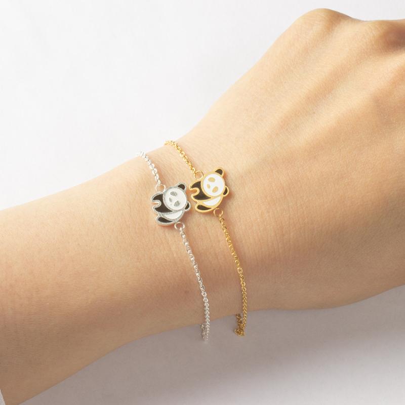 Cute Chinese style Panda Women Stainless Steel Gold color Fashion Animal Charm Best Friend Bridesmaid Gift 2020
Cute Chinese style Panda Women Stainless Steel Gold color Fashion Animal Charm Best Friend Bridesmaid Gift 2020