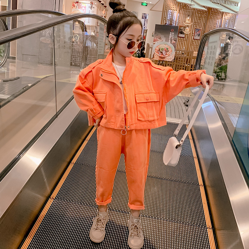 Kids Costume Teen Girls Clothing Set 2020 Autumn Casual Jackets Pants Suit School Girls Tracksuit Kids Clothes Set 10 12 YearsX1019