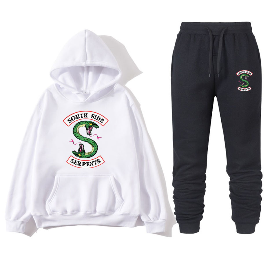 2021 New Hot Sale South Snake + Pants Sweatshirt Hip Hop Street Clothing Autumn Spring Men Fashion Riverdale Hoodie 6vvh, White.black2
2021 New Hot Sale South Snake + Pants Sweatshirt Hip Hop Street Clothing Autumn Spring Men Fashion Riverdale Hoodie 6vvh, White.black2