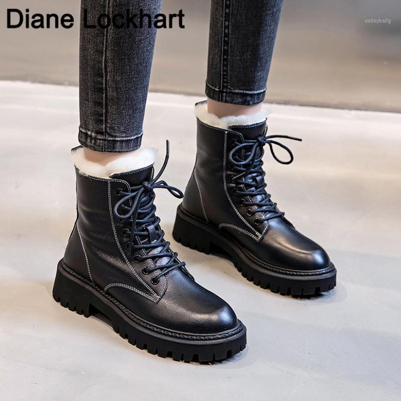 Women Winter Snow Boots Warm Platform Lace Up Ladies Women's Shoes New Plush Leather Flat Ankle Boots Female Motorcycle Boot1, Black
Women Winter Snow Boots Warm Platform Lace Up Ladies Women's Shoes New Plush Leather Flat Ankle Boots Female Motorcycle Boot1, Black