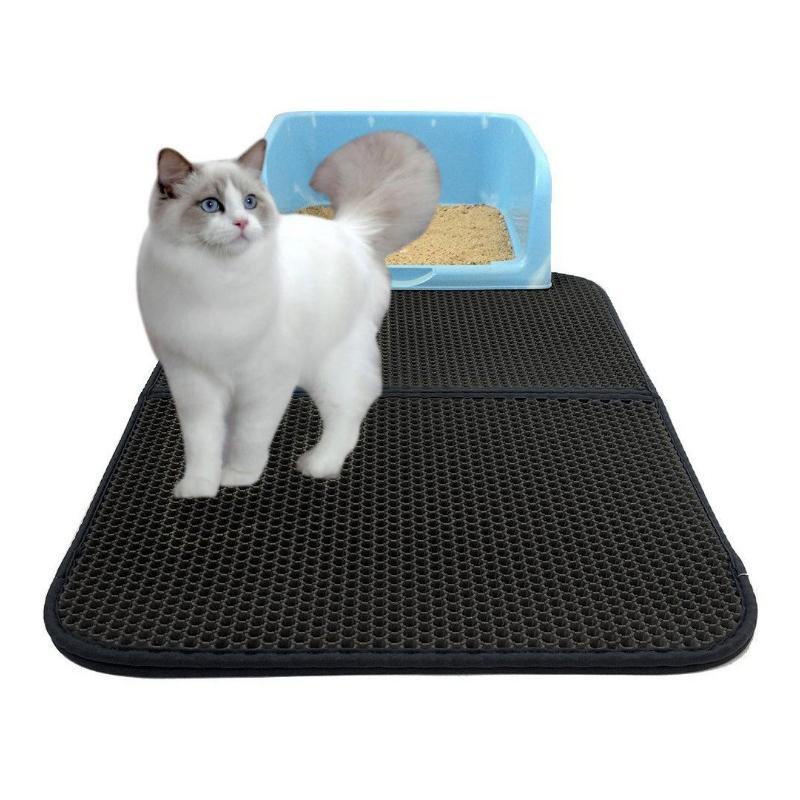 Cat Litter Mat EVA Double-Layer Foldable Cat Litter Trapper Mats with Waterproof Bottom Layer Black Bed Feeding Mats
Cat Litter Mat EVA Double-Layer Foldable Cat Litter Trapper Mats with Waterproof Bottom Layer Black Bed Feeding Mats