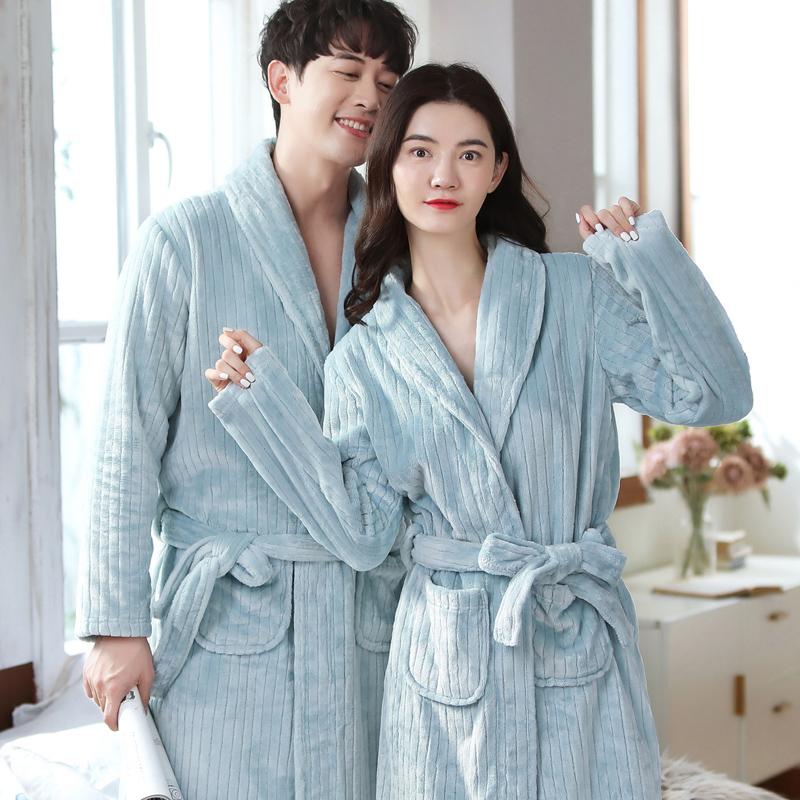 Home Warm Flannel Bathin Clothing Wraps Long Robes for Household Lover Couples Housecoat Nightgowns for Women, Y713
Home Warm Flannel Bathin Clothing Wraps Long Robes for Household Lover Couples Housecoat Nightgowns for Women, Y713