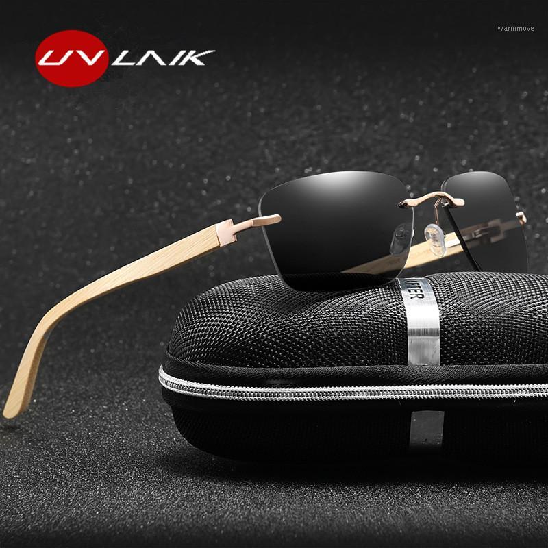 UVLAIK Bamboo Polarized Sunglasses Men Luxury Rimless Brand Sun Glasses Wooden Legs Sunglass Classic Male Eyewear1
UVLAIK Bamboo Polarized Sunglasses Men Luxury Rimless Brand Sun Glasses Wooden Legs Sunglass Classic Male Eyewear1