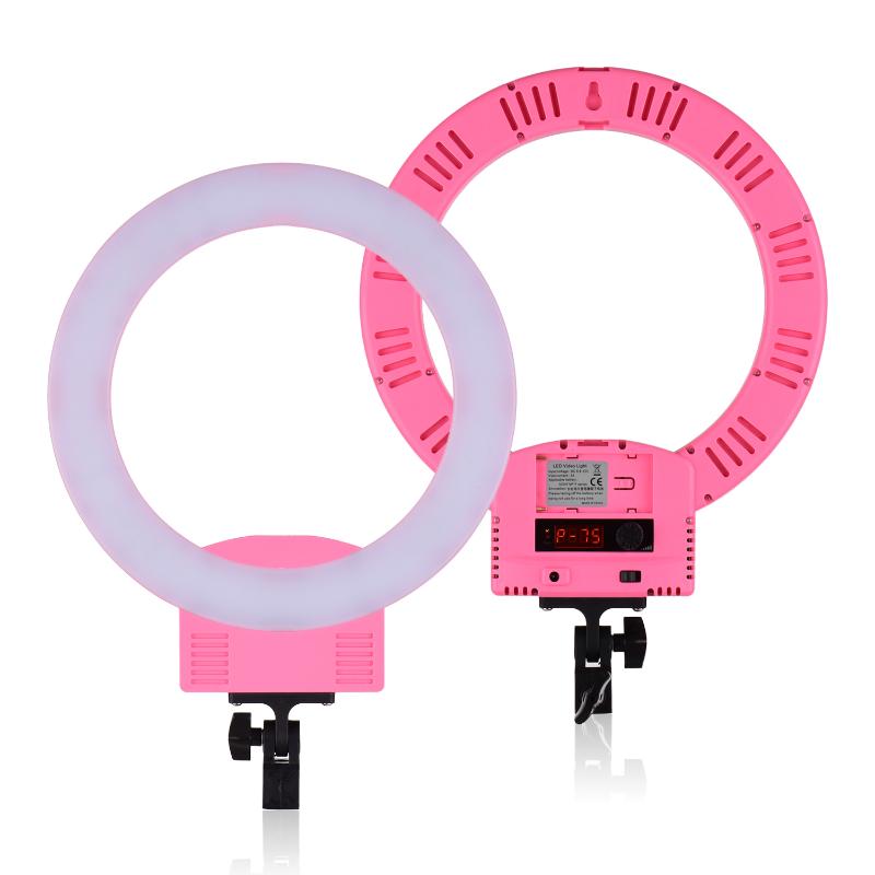 12 Inch LED Ring Light Ringlight 36W Stepless Dimmable Circle Lamp with Small Ballhead for Makeup Video Live Photographing
12 Inch LED Ring Light Ringlight 36W Stepless Dimmable Circle Lamp with Small Ballhead for Makeup Video Live Photographing