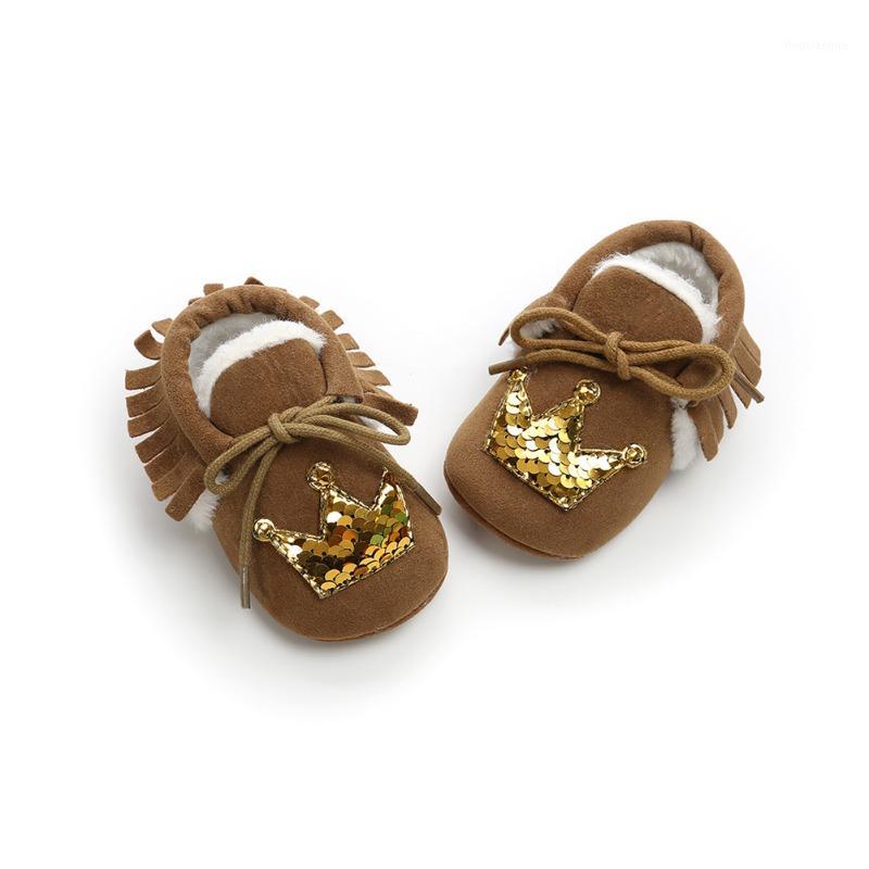 Newborn Baby Girl Moccasins Shoes Winter Boots With Fur Crown Non-slip Footwear Crib Shoes PU Suede Leather First Walker1
Newborn Baby Girl Moccasins Shoes Winter Boots With Fur Crown Non-slip Footwear Crib Shoes PU Suede Leather First Walker1