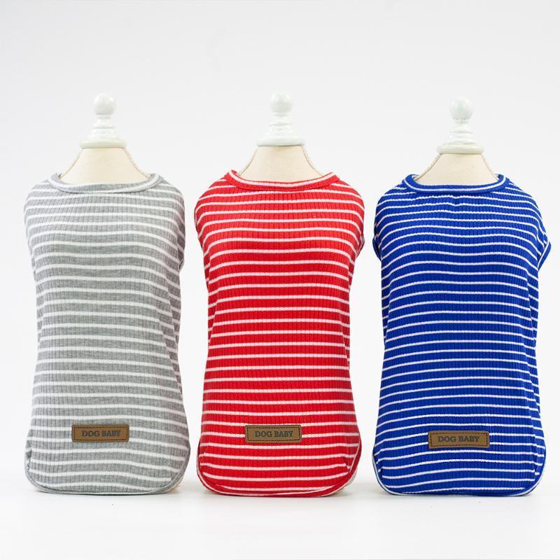 Spring Summer Pets Dogs Cats Clothes Fashion Vest Stripe Printed T-Shirt Cotton Dogs Soft Shirts For Small Puppy Size -2XL1, Red
Spring Summer Pets Dogs Cats Clothes Fashion Vest Stripe Printed T-Shirt Cotton Dogs Soft Shirts For Small Puppy Size -2XL1, Red