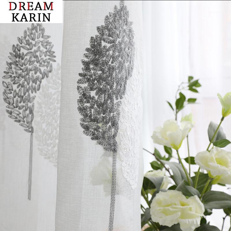 Modern Floral Tulle Curtains for Living Room Bedroom Embroidered Sheer Curtains for Kitchen Voile Window1, White
Modern Floral Tulle Curtains for Living Room Bedroom Embroidered Sheer Curtains for Kitchen Voile Window1, White
