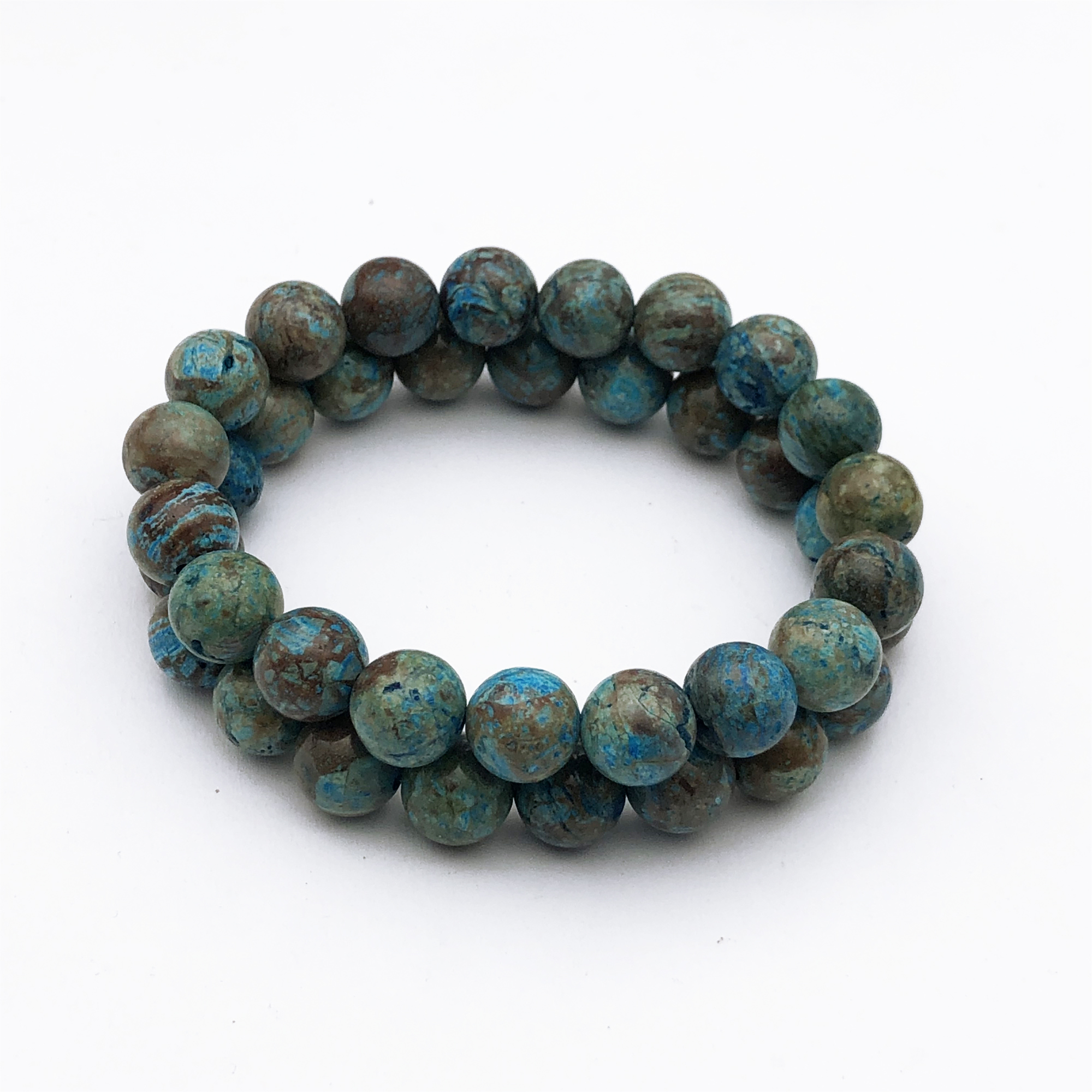 10mm Blue Calsilica Jasper Bracelet,Gemstone Bracelet, Jasper Round Beads,Elastic Bracelet, Wholesale Bracelet, Black
10mm Blue Calsilica Jasper Bracelet,Gemstone Bracelet, Jasper Round Beads,Elastic Bracelet, Wholesale Bracelet, Black