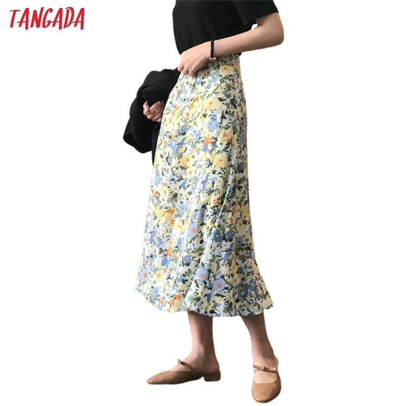 Tangada women floral A-line midi skirt vintage side zipper office ladies elegant chic skirts quality ASF21-1 Y200910, 8978-multicolor
Tangada women floral A-line midi skirt vintage side zipper office ladies elegant chic skirts quality ASF21-1 Y200910, 8978-multicolor