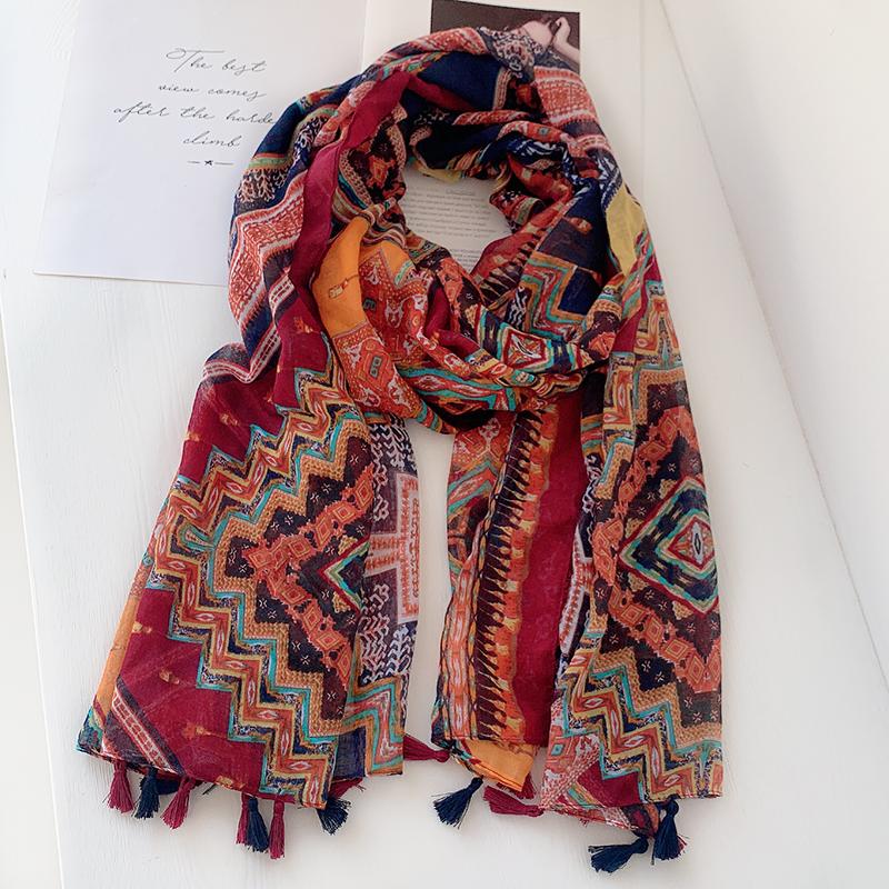 2020 New Geometry Print Tassel Scarves And Shawls Beach Soft Viscose Geometric Pattern Wrap Scarf Hijab Free Shipping
2020 New Geometry Print Tassel Scarves And Shawls Beach Soft Viscose Geometric Pattern Wrap Scarf Hijab Free Shipping