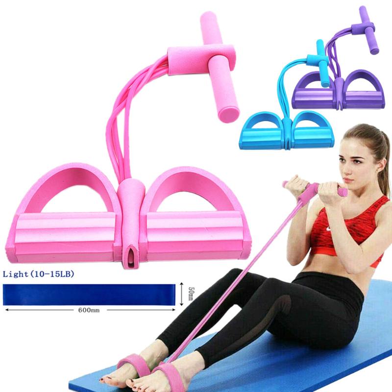 Tension Rope 4 Tube Puller Pedal Ankle Abdominal Exerciser Fitness Home Gym Sport Training Elastic Bands For Fitness Equipment
Tension Rope 4 Tube Puller Pedal Ankle Abdominal Exerciser Fitness Home Gym Sport Training Elastic Bands For Fitness Equipment