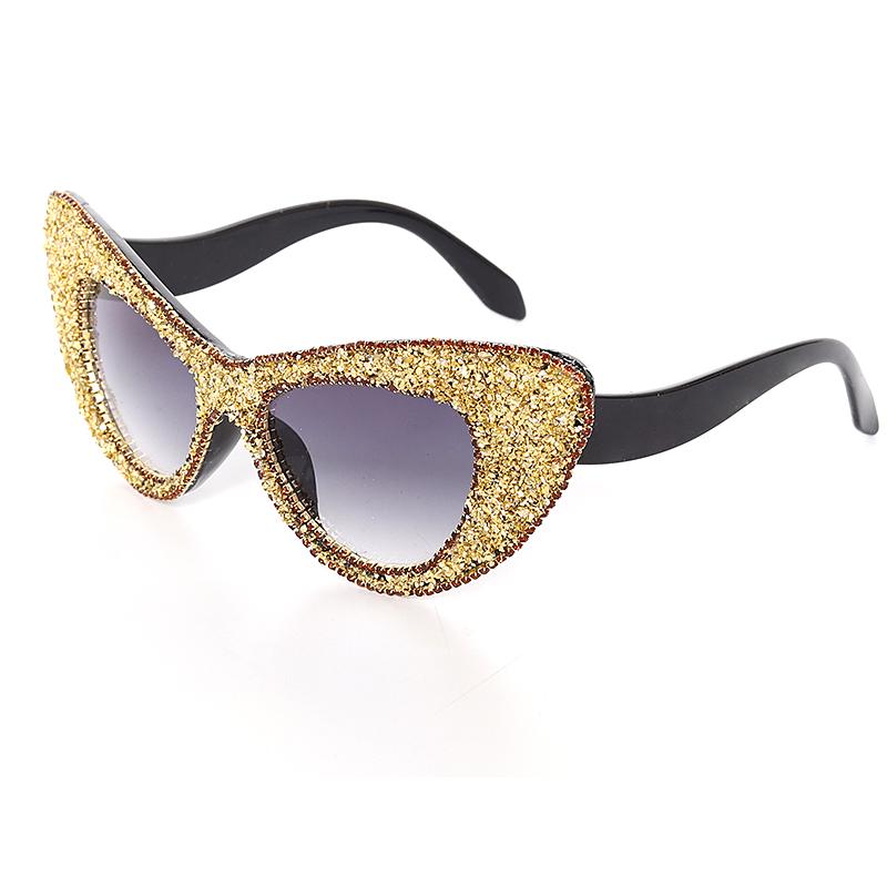 Ladies Sunglasses Oversized Cat Eye Sunglasses Diamond Rhinestone Glitter Men's Glasses
Ladies Sunglasses Oversized Cat Eye Sunglasses Diamond Rhinestone Glitter Men's Glasses