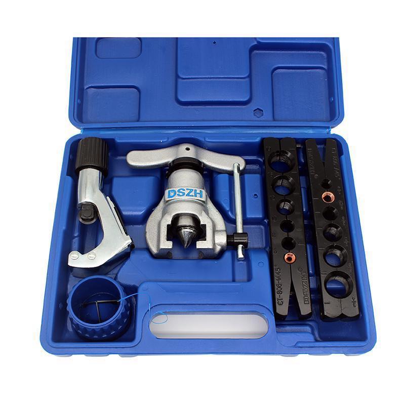 Flaring Tool Metric And Inch Tube Expander Kit Air Conditioner Copper Pipe Reamer Tube 6-19mm 1/4-3/4 inch
Flaring Tool Metric And Inch Tube Expander Kit Air Conditioner Copper Pipe Reamer Tube 6-19mm 1/4-3/4 inch