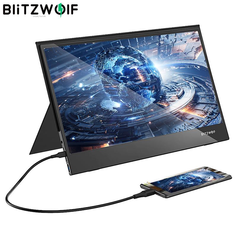 BlitzWolf BW-PCM5 15.6 Inch Touchable Portable Computer Monitor Gaming Display Screen for Smartphone Tablet Laptop Game Console
BlitzWolf BW-PCM5 15.6 Inch Touchable Portable Computer Monitor Gaming Display Screen for Smartphone Tablet Laptop Game Console