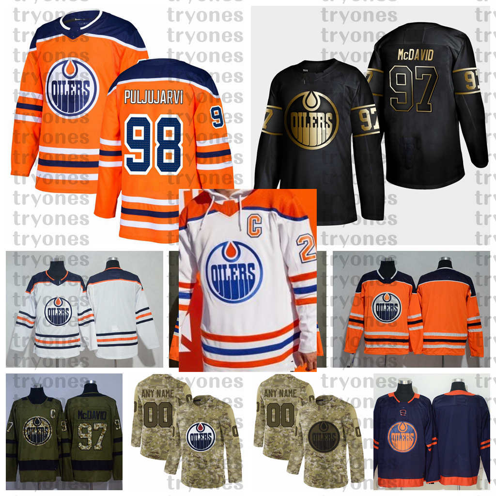 2021 Reverse Retro customize #98 Jesse Puljujarvi Edmonton Oilers Hockey Jerseys Golden Edition Camo Veterans Day Fights Cancer Shirts, Gold
2021 Reverse Retro customize #98 Jesse Puljujarvi Edmonton Oilers Hockey Jerseys Golden Edition Camo Veterans Day Fights Cancer Shirts, Gold