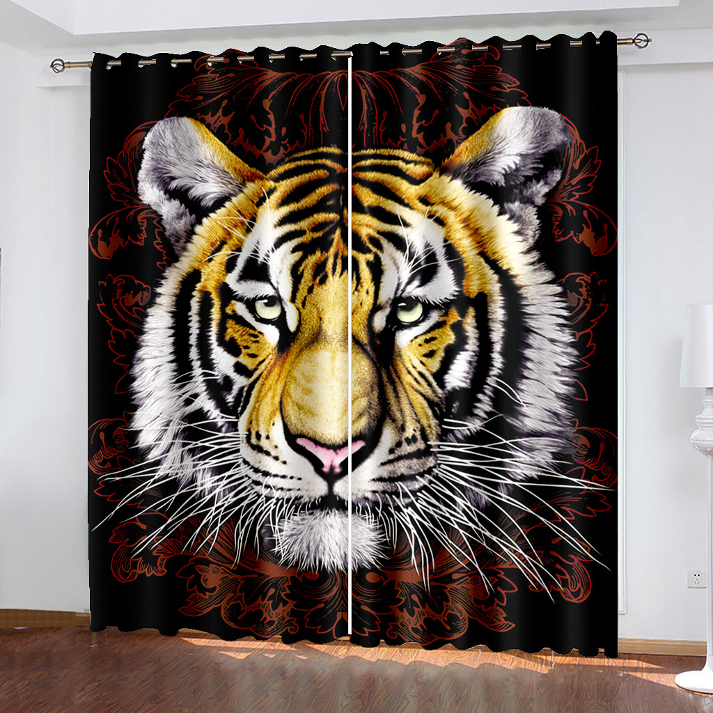 Modern Home Decoration Living Room Curtain brown tiger curtains personality curtains Thickened blackout curtains
Modern Home Decoration Living Room Curtain brown tiger curtains personality curtains Thickened blackout curtains