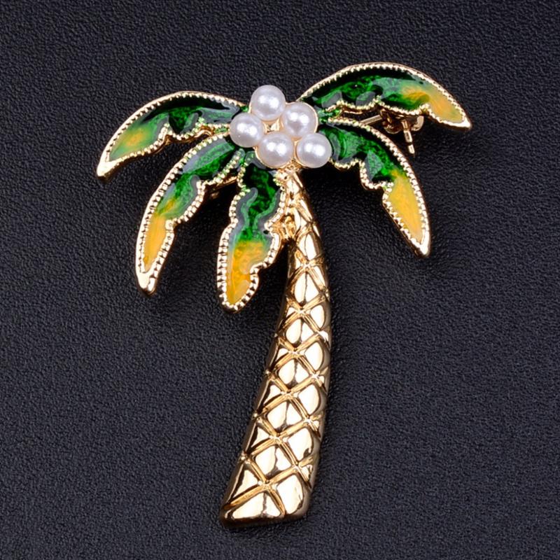 Pins, Brooches JUCHAO Fashion Jewelry Plastic Pearls Hawaiian Coconut Tree Brooch Pins For Women Halloween Christmas Jewellery
Pins, Brooches JUCHAO Fashion Jewelry Plastic Pearls Hawaiian Coconut Tree Brooch Pins For Women Halloween Christmas Jewellery