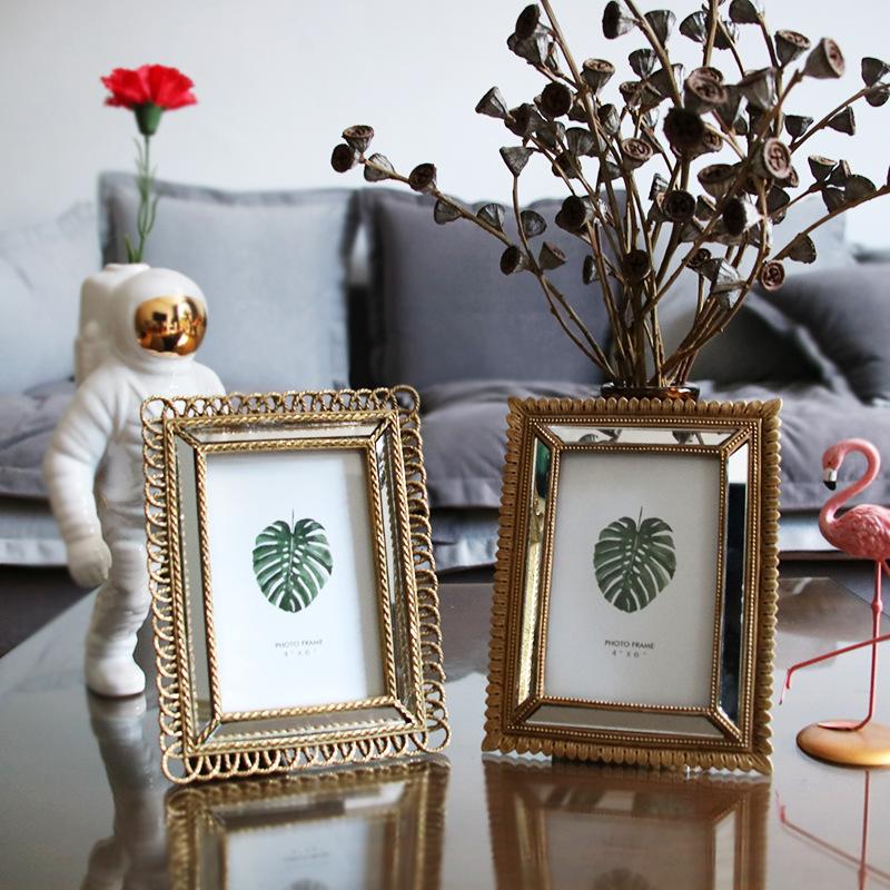 European Style Modern Photo Frame Creative Retro Bedroom Desktop Photo Frame Decoration Ornament Gold Picture 6 Inch ZH446
European Style Modern Photo Frame Creative Retro Bedroom Desktop Photo Frame Decoration Ornament Gold Picture 6 Inch ZH446