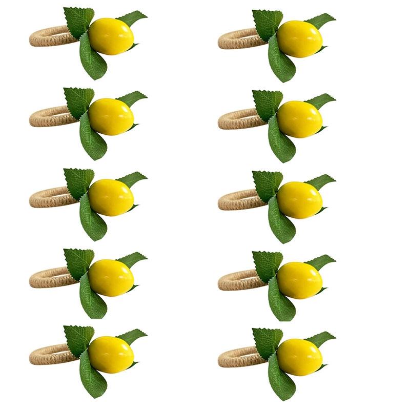 10PCS Handmade Napkin Rings Yellow Faux with Vine Napkin Ring for Wedding, Dinner Party, Banquet, Serviette
10PCS Handmade Napkin Rings Yellow Faux with Vine Napkin Ring for Wedding, Dinner Party, Banquet, Serviette