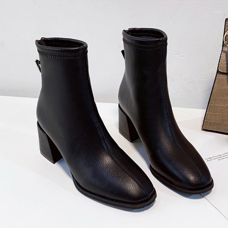 Women Thick Heel Ankle Boots Solid Color Round Head Head Short Tube Women Square Root Heels Boots Sexy Leather Casual Shoes1, Black
Women Thick Heel Ankle Boots Solid Color Round Head Head Short Tube Women Square Root Heels Boots Sexy Leather Casual Shoes1, Black