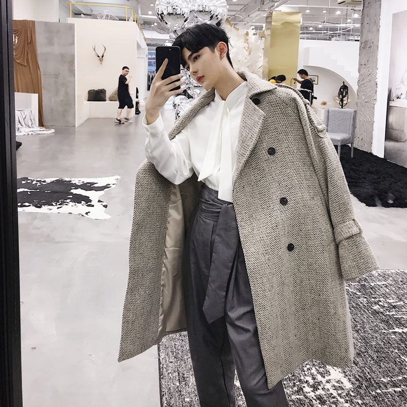 2021 Winter Stylist Autumn New England Style Is Temperamental Loose Two Careers Buckle Trend Coat Man Wool Coat. TOK1, 01
2021 Winter Stylist Autumn New England Style Is Temperamental Loose Two Careers Buckle Trend Coat Man Wool Coat. TOK1, 01