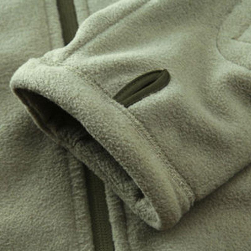 Men's Hoodies & Sweatshirts Mens Winter Jackets Fleece Zipper Hoodie Long Sleeve Hooded Sweatshirt Tactical Tracksuit Jacket Outerwear Coat