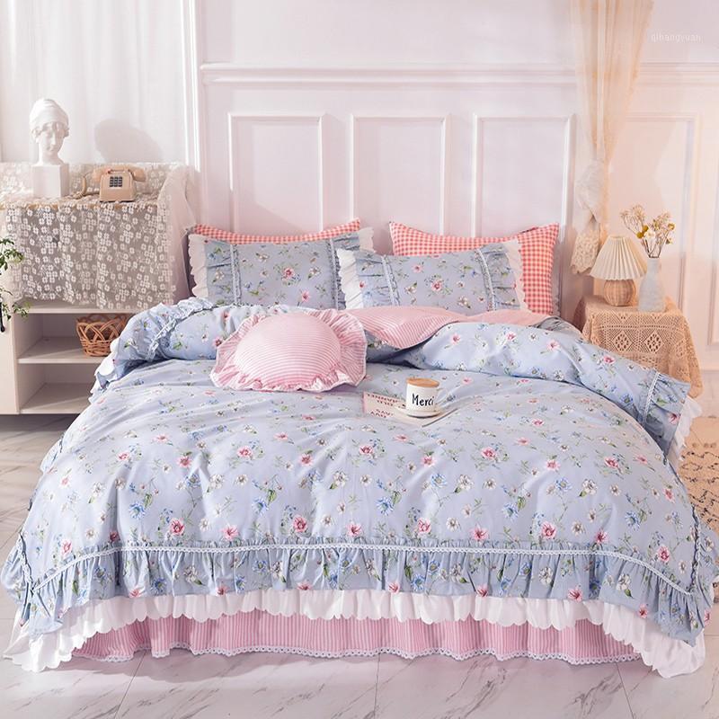 100%Cotton Soft Duvet Cover set Farmhouse Floral Bedding Flowers French Countryside Chic Ruffles Bedding Set Bedskirt Pillowcase1, Color 5
100%Cotton Soft Duvet Cover set Farmhouse Floral Bedding Flowers French Countryside Chic Ruffles Bedding Set Bedskirt Pillowcase1, Color 5