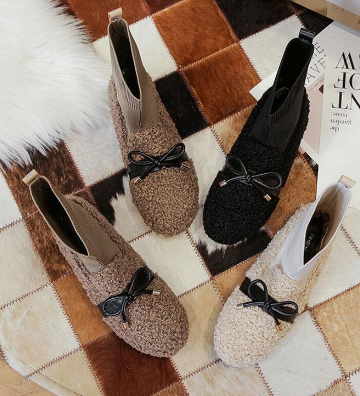 Hot winter classic short mini snow boots women's popular long fluff slippers fashion women's snow boots, Black
Hot winter classic short mini snow boots women's popular long fluff slippers fashion women's snow boots, Black