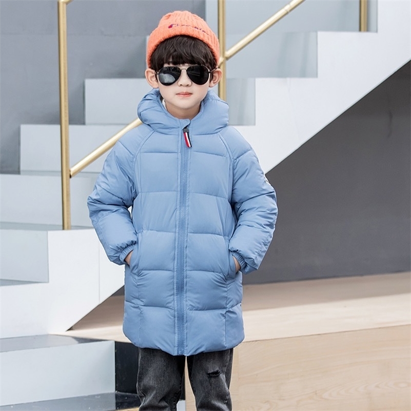 Winter mid-length children's hooded down jacket to keep warm and thicken boys and girls' cotton jackets Korean casual fashion LJ201017, Black
Winter mid-length children's hooded down jacket to keep warm and thicken boys and girls' cotton jackets Korean casual fashion LJ201017, Black