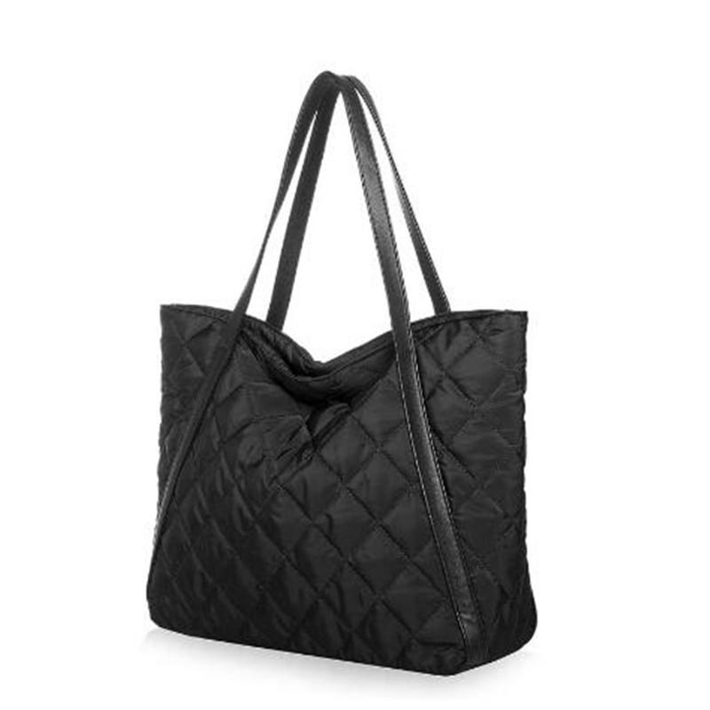 Women Bags Tote Bag Space Cotton Down Feather Padded Shoulder Bags Large Capacity Nylon Winter Lattice Warm Bag
Women Bags Tote Bag Space Cotton Down Feather Padded Shoulder Bags Large Capacity Nylon Winter Lattice Warm Bag