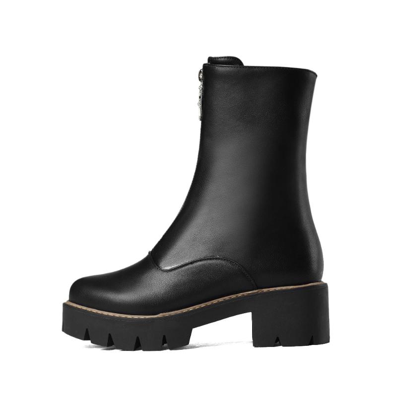 New Concise Women Ankle Boots Fashion Round Toe Square Heels Elegant Black Grey Shoes Woman US Size 4-10.5, 8122
New Concise Women Ankle Boots Fashion Round Toe Square Heels Elegant Black Grey Shoes Woman US Size 4-10.5, 8122