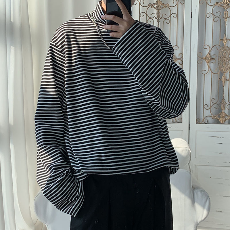 New Men' Long Sleeve T-shirt 2021 Fashion Loose Striped t Shirts Woman Casual Oversize Clothing Japanese Style Fvrm, Black
New Men' Long Sleeve T-shirt 2021 Fashion Loose Striped t Shirts Woman Casual Oversize Clothing Japanese Style Fvrm, Black