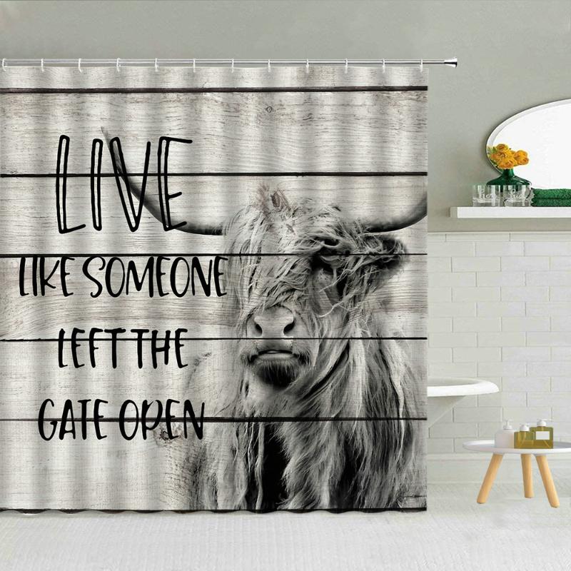 Inspirational Quotes Shower Curtain Highland Cow Butterfly Flower Wood Board Backdrop Bathroom Decor Waterproof Hooks Curtains
Inspirational Quotes Shower Curtain Highland Cow Butterfly Flower Wood Board Backdrop Bathroom Decor Waterproof Hooks Curtains