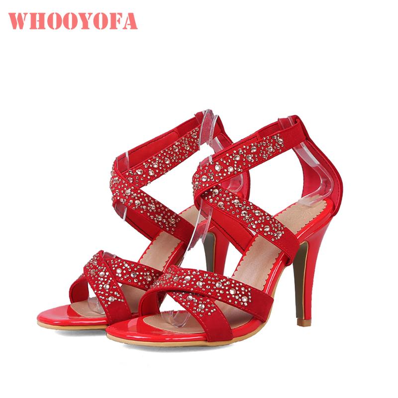 Brand New Rome Red Black Women Wedding Sandals High Stiletto Heels Lady Bridal Shoes A220 Plus Big Small Size 10 31 43 48
Brand New Rome Red Black Women Wedding Sandals High Stiletto Heels Lady Bridal Shoes A220 Plus Big Small Size 10 31 43 48
