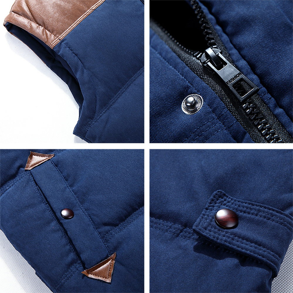 100% Real White Duck Down Vest For Men Winter Autumn Male Casual Warm Thick Parka Outerwear Sleeveless Jacket Mens Waistcoat 201104