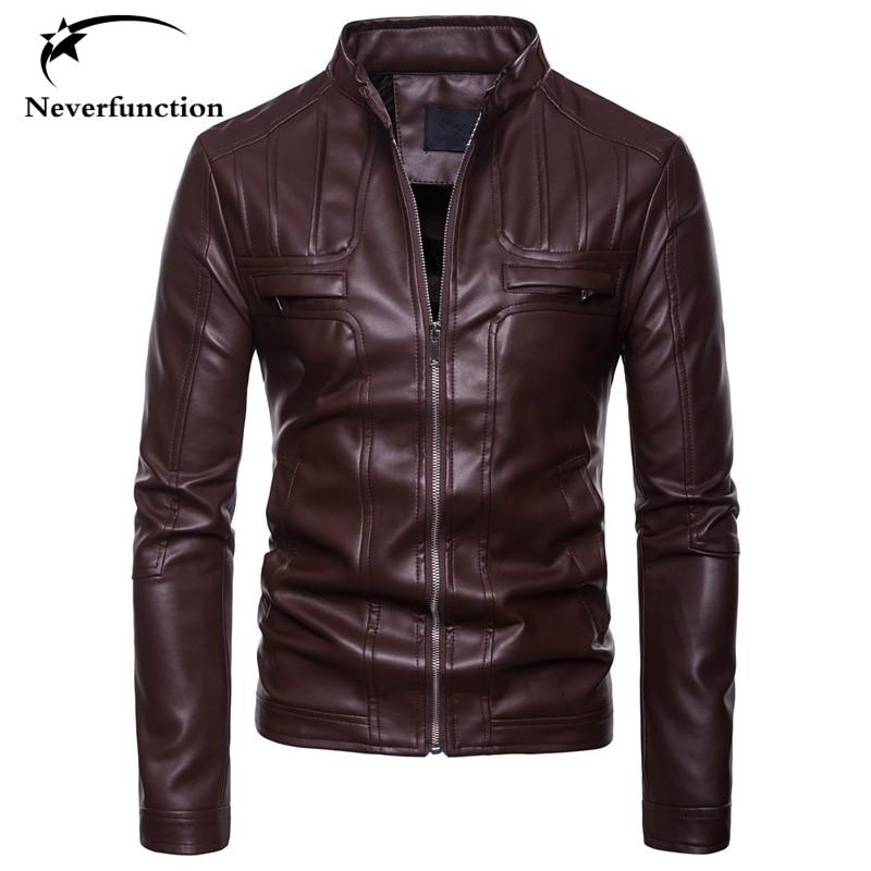 Fashion Slim Fit Men Stitching PU Faux Leather Jackets Autumn Men's Motorcycle Homme Casual Bomber Windbreaker Jacket Coat, Black;brown
Fashion Slim Fit Men Stitching PU Faux Leather Jackets Autumn Men's Motorcycle Homme Casual Bomber Windbreaker Jacket Coat, Black;brown
