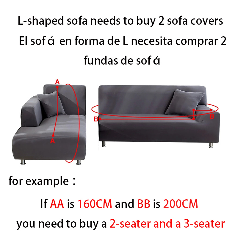 22 Colors Elastic Sofa Cover Stretch Tight Wrap All-inclusive Sofa Covers For Living Room Couch Cover Chair Pillow Cases LJ201216