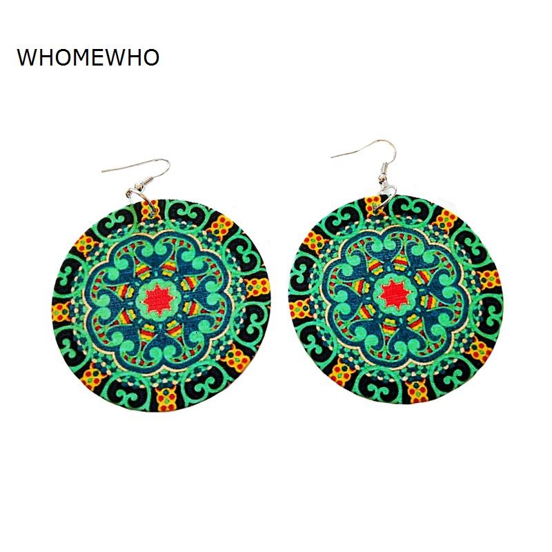 Wood Round Africa Green Flower Mysterious Symbol Tribal Earrings Lady Wooden Vintage Ethnic Accessory Ear African Boho Jewelry
Wood Round Africa Green Flower Mysterious Symbol Tribal Earrings Lady Wooden Vintage Ethnic Accessory Ear African Boho Jewelry