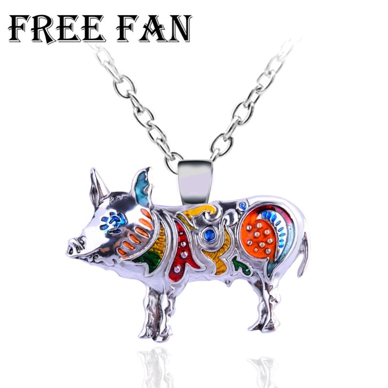 Pendant Necklaces Free Fan Cute Enamel Pig Necklace Jewelry African Statement Chain Collar Animal Children Birthday Gift Bijoux Femme
Pendant Necklaces Free Fan Cute Enamel Pig Necklace Jewelry African Statement Chain Collar Animal Children Birthday Gift Bijoux Femme